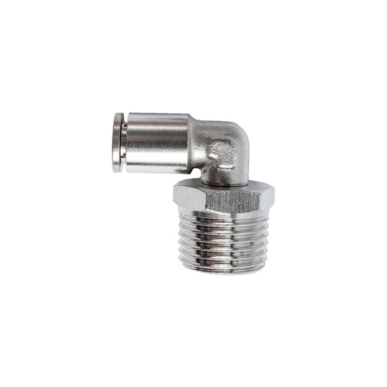 Metal Pu Fitting Elbow 8mm 1/2" M